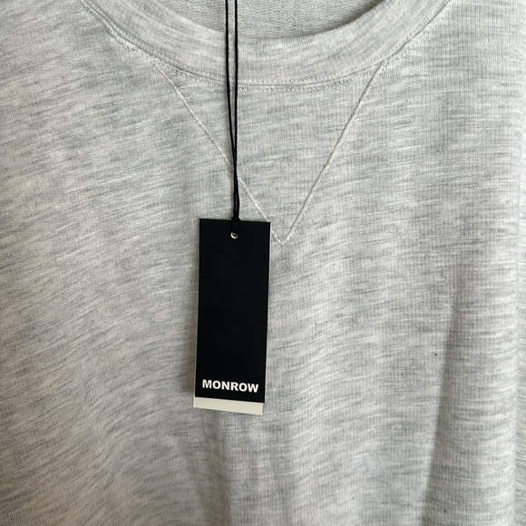 NWT Monrow Supersoft Crew Neck Sweatshirt Size 2X - Picture 2 of 6